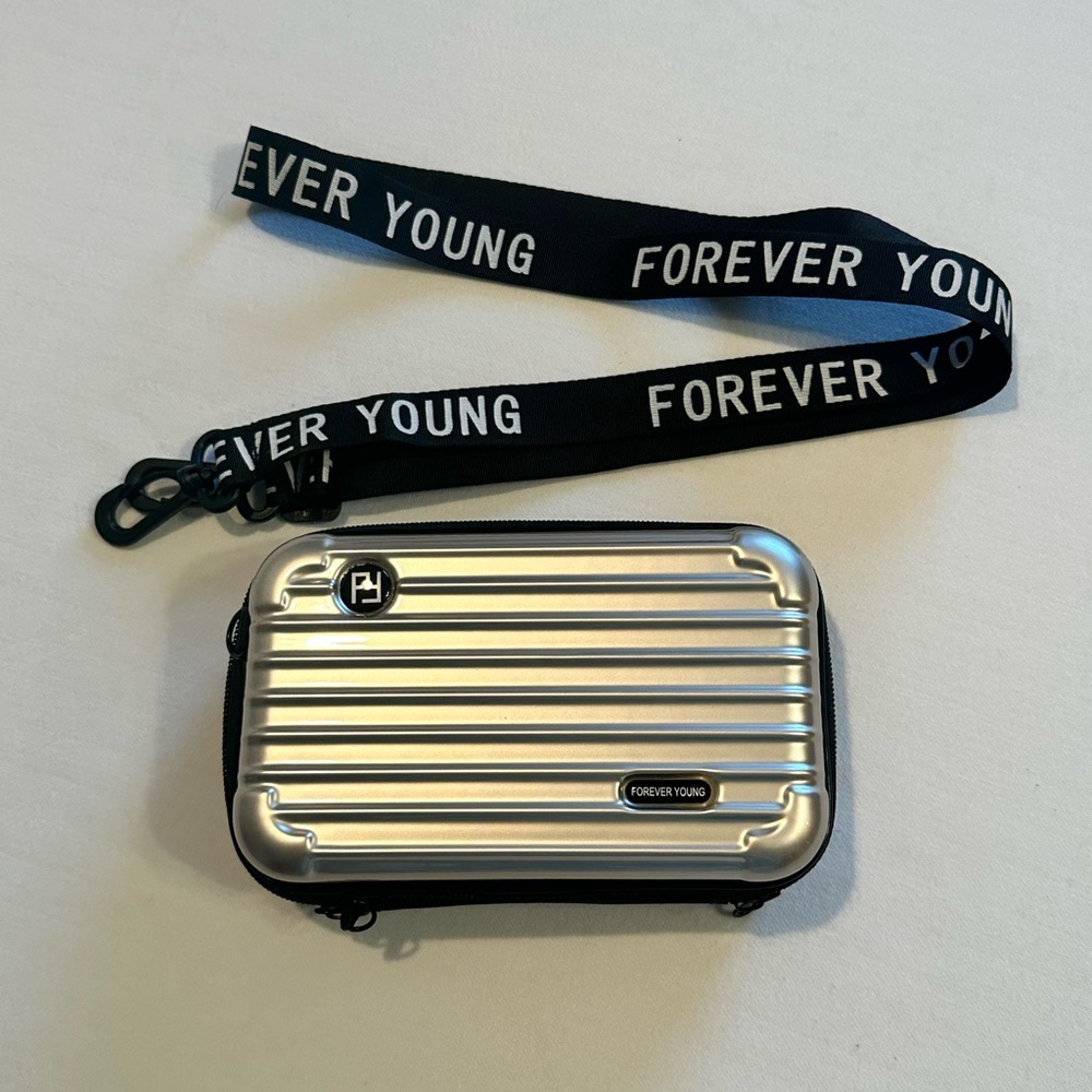 Forever Young Metallic Gold Crossbody